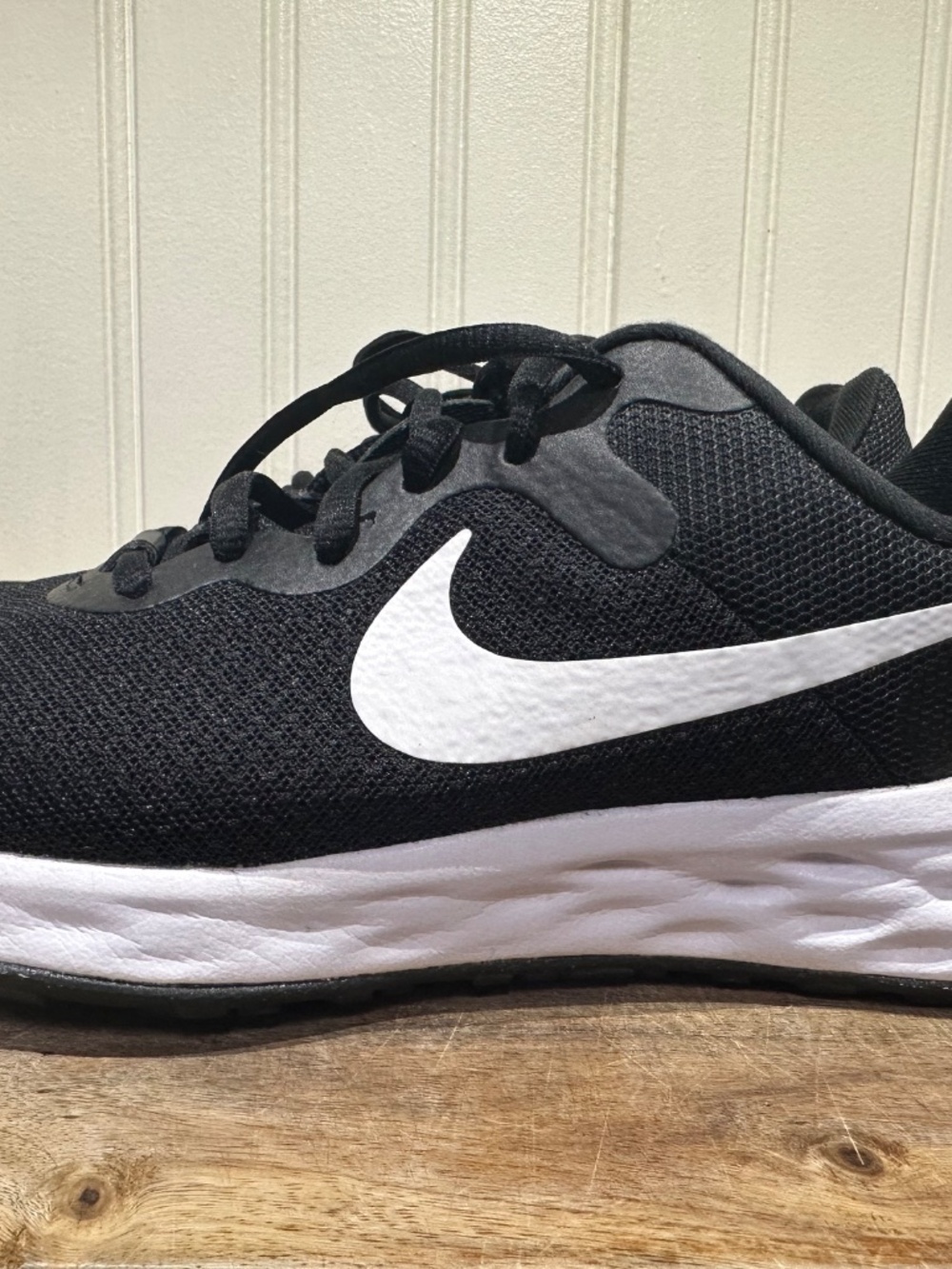 Nike Revolution 6 Next Nature Wide Black/White Sneakers DC9001-003 - Picture 7 of 9